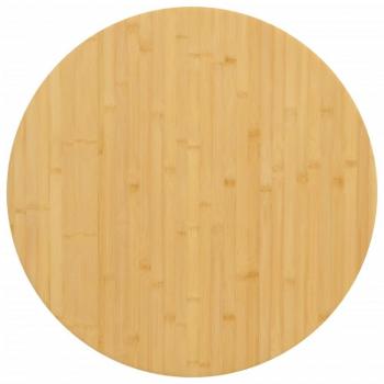 Mesa de Comedor Redonda de Bambú Ø 60 x 1,5 cm
