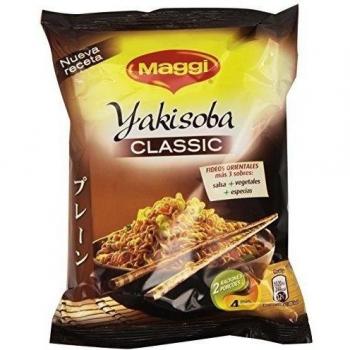 Maggi - Pack de 4 Fideos Yakisoba Classic, 120g cada uno