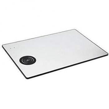 SUBBLIM Mousepad Wireless Charger Aluminum Silver 10W