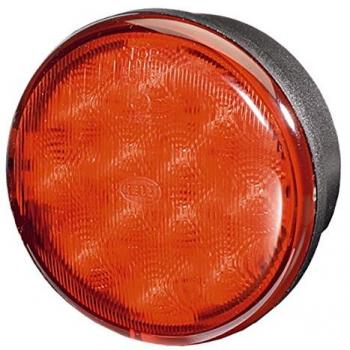 Piloto Trasero LED Hella 2SB 959 010-301 - 83mm - 24V - Color Rojo - Cable de 2500mm con Conexión de Cables Abiertos