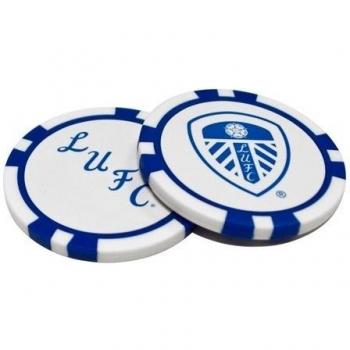 Leeds United POKER CHIP - Marcador para bola de golf