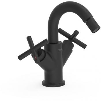 Grifo Bimando para Bidé TRES Montblanc Color Negro Mate 28312001NM