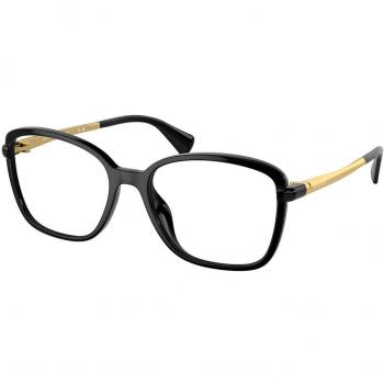 Ralph by Ralph Lauren RA7156U 5001 Gafas Recetadas para Mujer Negras, Armazones para Mujer Negros, 54 Lentes Recetadas Para Mujer Negros