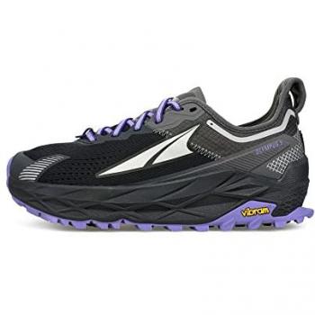 Altra Olympus 5 Women's Trail Running Shoes - Black Purple, Size 10 US, Breathable Mesh