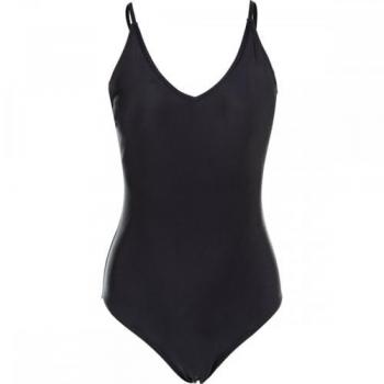 Athlecia Women's Ulanda Black Plunge One-Piece Swimsuit Size 40