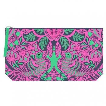 William Morris Dove & Rose Embroidered Pouch