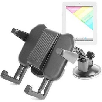 DURAGADGET Soporte con Ventosa para Unusual TB-U10Z / Phoenix Dual 10.1 / 10Z / 7i - Ideal para El Parabrisas del Coche 2 Años De Garantía