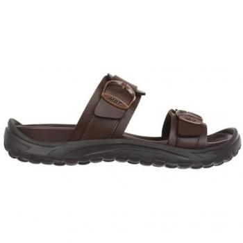 Sandalias MBT Fuji II para Hombre en Piel Marrón, Calzado Ligero y Cómodo de Primavera Verano, Fisiológico de Confort y Estabilidad, Modelo Moderno. Talla 44