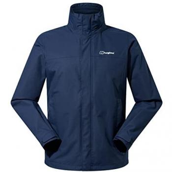 Berghaus Men's RG Alpha 2.0 Gemini 3-in-1 Jacket - Dark Blue, Medium, Waterproof, Removable Fleece Lining, Lightweight