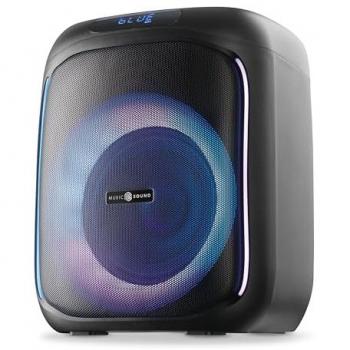 Altavoz Bluetooth Portátil 40W con Iluminación RGB y Batería de 5 Horas - Negro