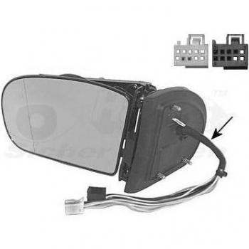 Espejo retrovisor VAN WEZEL 3032857, tipo: espejo retrovisor, características: diseño específico para vehículos, ajuste manual/eléctrico según modelo, vidrio convexo para mayor visibilidad, incluye soporte de montaje y conexiones