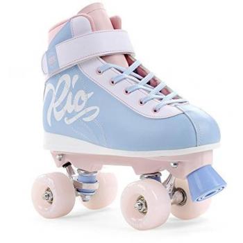 Rio Roller Patines Cuádruples Milkshake Cotton Candy Rosa Adulto 40.5
