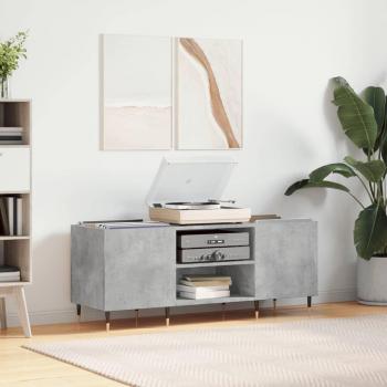Móvil de madera contrachapada gris concreto 121x38x48 cm