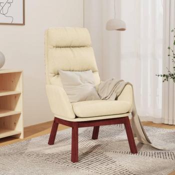Sillón de Relax Crema en Tela