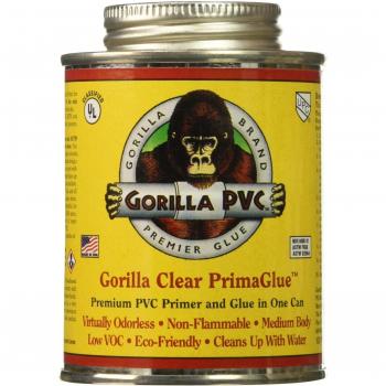 GORILLA PVC CEMENT LLC - Prima 8OZ CLR PVC Glue