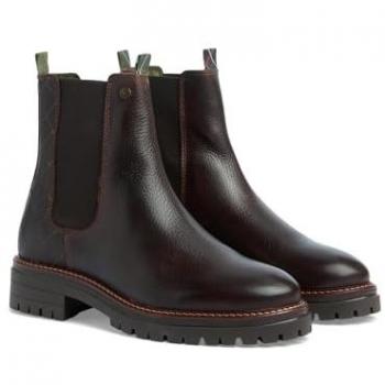 Barbour Evie Women's Brown Leather Chelsea Boots - Size 5 (UK)