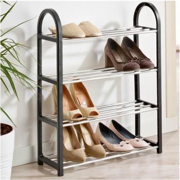 Zapatero Compacto de 4 Estantes para 15 Pares de Zapatos