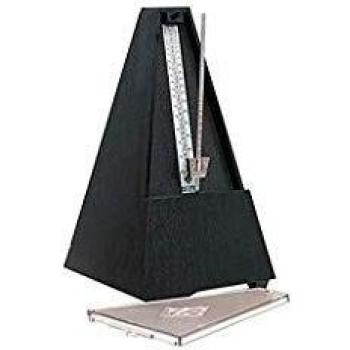 Metrónomo Wittner Pyramidal Negro con Campana 855161