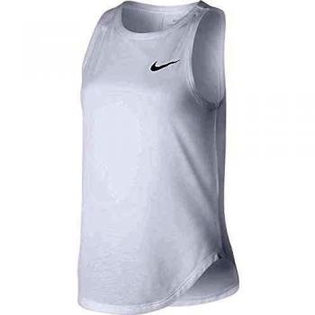 Nike G Nk Tank Studio Camiseta, Niñas, White/Black, XL