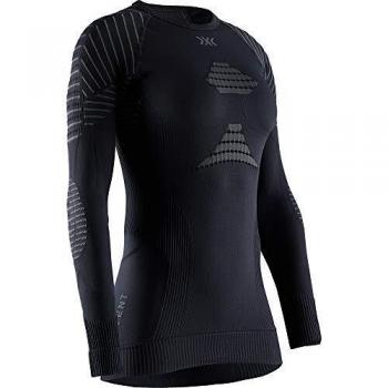 X-Bionic Camiseta Ml C/Redondo Invent 4.0 Mujer Negro, XL, IN-YT06W19W