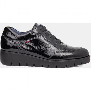 Zapatos de cordones de mujer en piel con sistema Adaptaction - Negro Charol