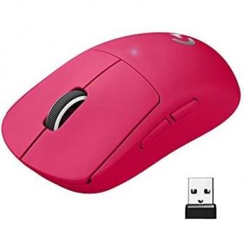 Mouse Gaming Logitech G Pro X Superlight - Óptico, Inalámbrico, 5 Botones, 25600 DPI, Color Magenta