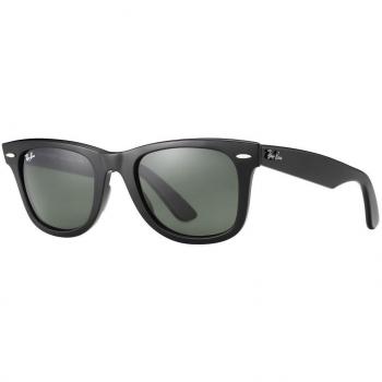 Ray-Ban Unisex RB2140 Original Wayfarer Non-Polarized Sunglasses 50mm, Black, 50