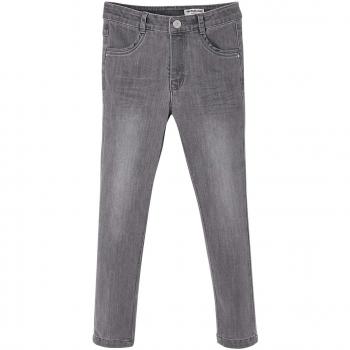 Vertbaudet - Vaquero - para niña Denim Gris 8 años