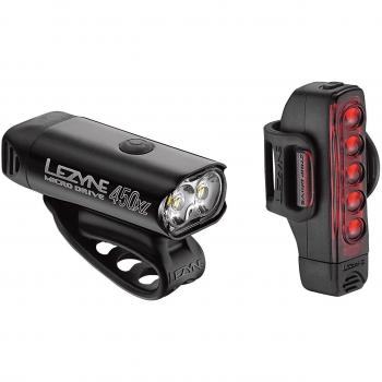 Lezyne Micro Drive 450 XL / Strip Drive - Juego de luces para bicicleta - negro 2017