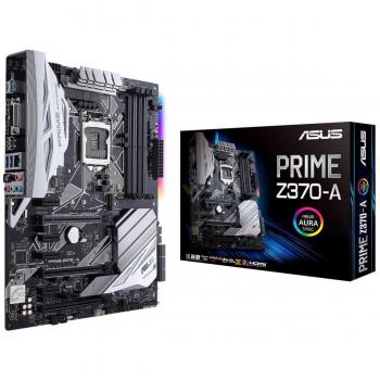 ASUS Intel 1151 Socket Z370 Chipset Prime A D4 ATX Motherboard - Black