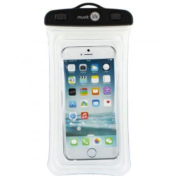 Muvit Life Universal Waterproof Smartphone Case IPX8 Transparent for Screens Up to 6.2