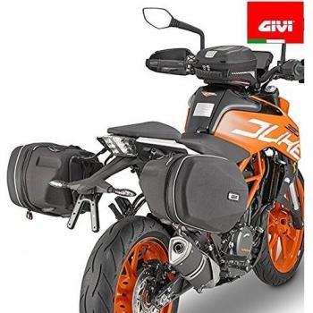Soporte para alforjas GIVI EASYLOCK KTM Duke 125-390 (2017-2021) TE7707 con espaciador