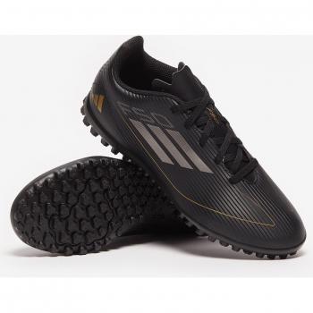 Adidas F50 Club TF Botas de Fútbol para Niño Multitaco y Terreno Duro, Color Negro, Talla 36