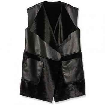 Pinko 1G11UL-5949 Bocciare, Chaleco Para Mujer, Z99NERO Limousine, 44