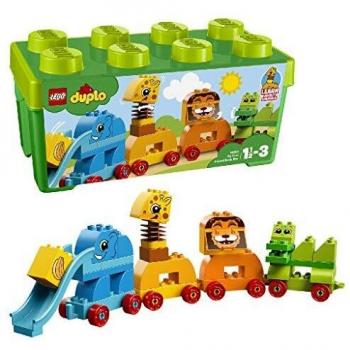 LEGO 10863 DUPLO Caja de ladrillos Mis primeros Animales, Creativo Juguete de Construcción para Niños en Edad Preescolar