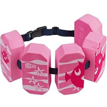 Beco Sealife Adjustable Swimming Belt for Kids (Ages 2-6, 5 Pads, Pink)