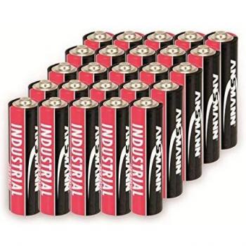 Pilas Alcalinas Ansmann Industrial AA (Mignon) - Paquete de 20 unidades, 1.5 V