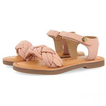 Sandalias Gioseppo INGAI de Piel Rosa con Trenza para Niña - Talla 27 EU, disponibles en 5 colores
