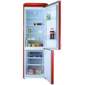Frigorifico Corbero ECCG192RR Combi Retro Rojo E