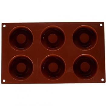 Silikomart Molde Donuts, 72 mm, terracota