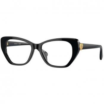 Versace VK3005U GB1 Kids' Black Geometric Acetate Eyeglasses (Size 45) - Blue Light Block Available