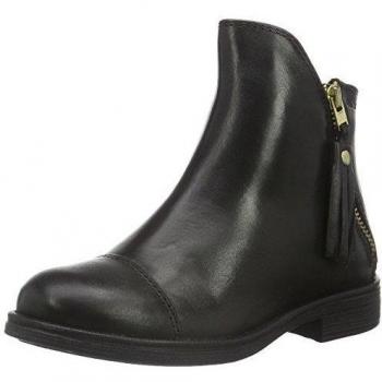 Geox Junior Agata C Black Ankle Boots for Girls