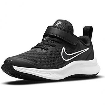 Nike Star Runner 3 Zapatillas Deportivas de Gimnasia en Negro, Talla 35 EU