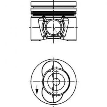 Pistón KOLBENSCHMIDT 40734600 - Alta calidad y precisión