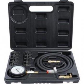 BGS Technic - Probador de presión de aceite, Ref: 98007, herramienta para medir la presión del aceite en motores, incluye manómetro de alta precisión, adaptadores para diferentes tipos de vehículos, diseño compacto y portátil, fácil lectura