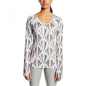 YAS 5712417858031 - Top de manga larga de fitness para mujer, color Azul