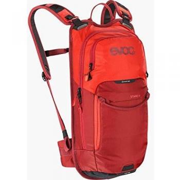 Evoc Mochila unisex Stage 6L + 2L Bladder Performance, Unisex adulto, Mochila técnica., 100205516, Naranja/rojo, talla única