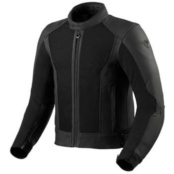 Chaqueta de Moto REV'IT! Ignition 4 H2O Negra de Cuero/Textil