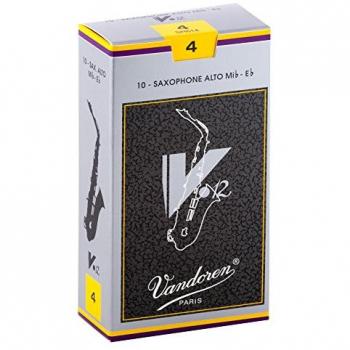 Vandoren V12 No. 4 Alto Saxophone Reeds (Box of 10)