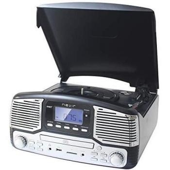 Nevir 8427155012375 GIRADISCOS GIRADISCOS NVR-812 VCDMUC Negro